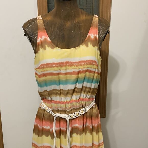 Apt.9 Maxi Dress With Belt, Small Petite - Picture 1 of 8